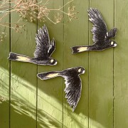 Bridget Farmer | Wall Decorations | Yellow-tailed Black Cockatoos | Set of 3 Bridget Farmer | Wall Decorations | Yellow-tailed Black Cockatoos | Set of 3